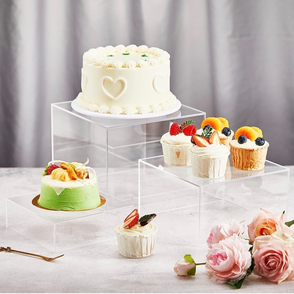 Clear Acrylic Display Risers - Picture 2 of 5